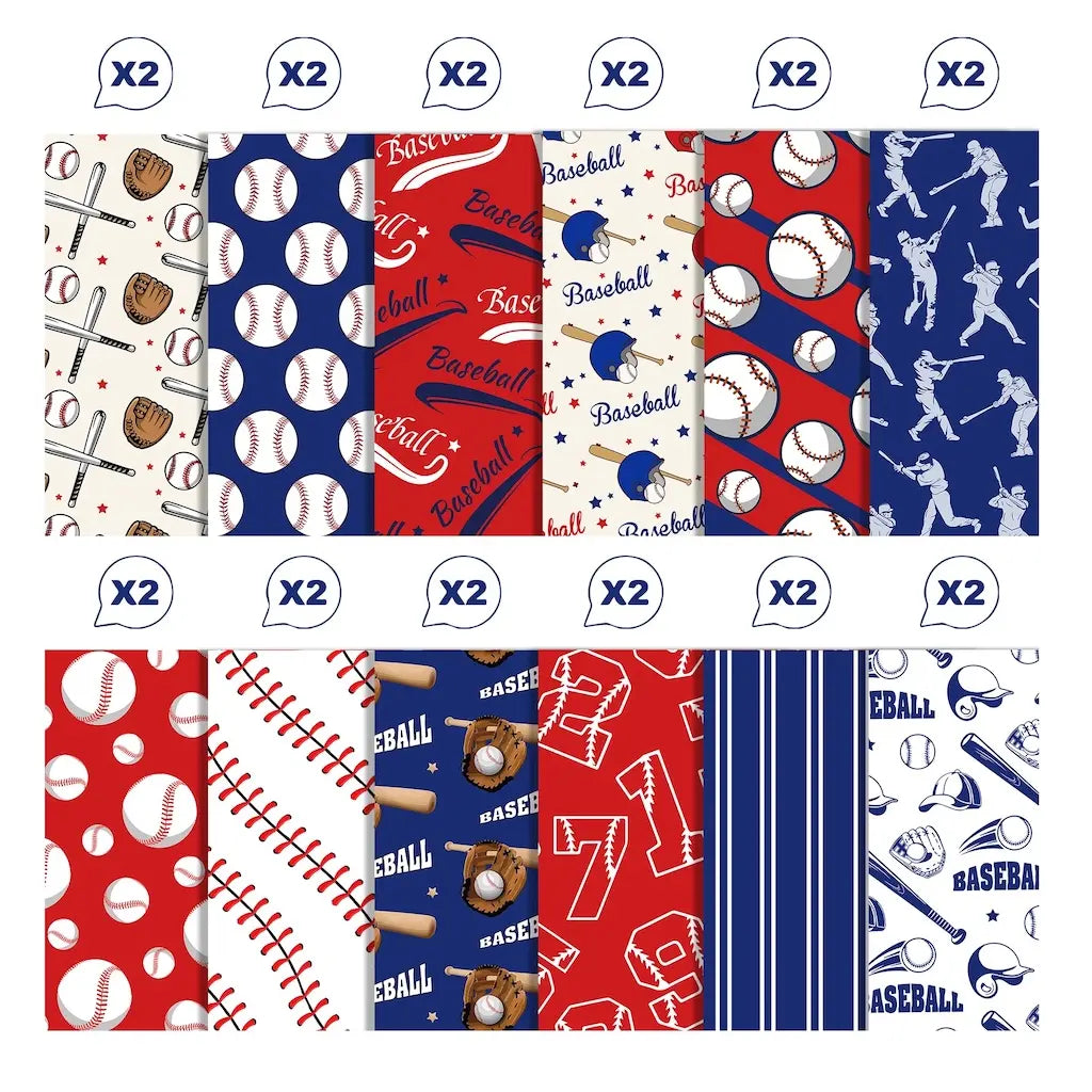 Feuille Scrapbooking Baseball