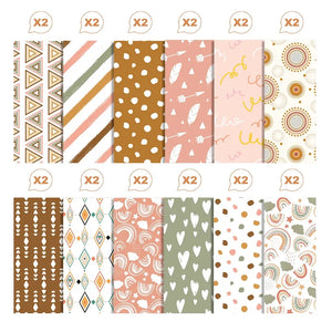 Feuille Scrapbooking Bohème
