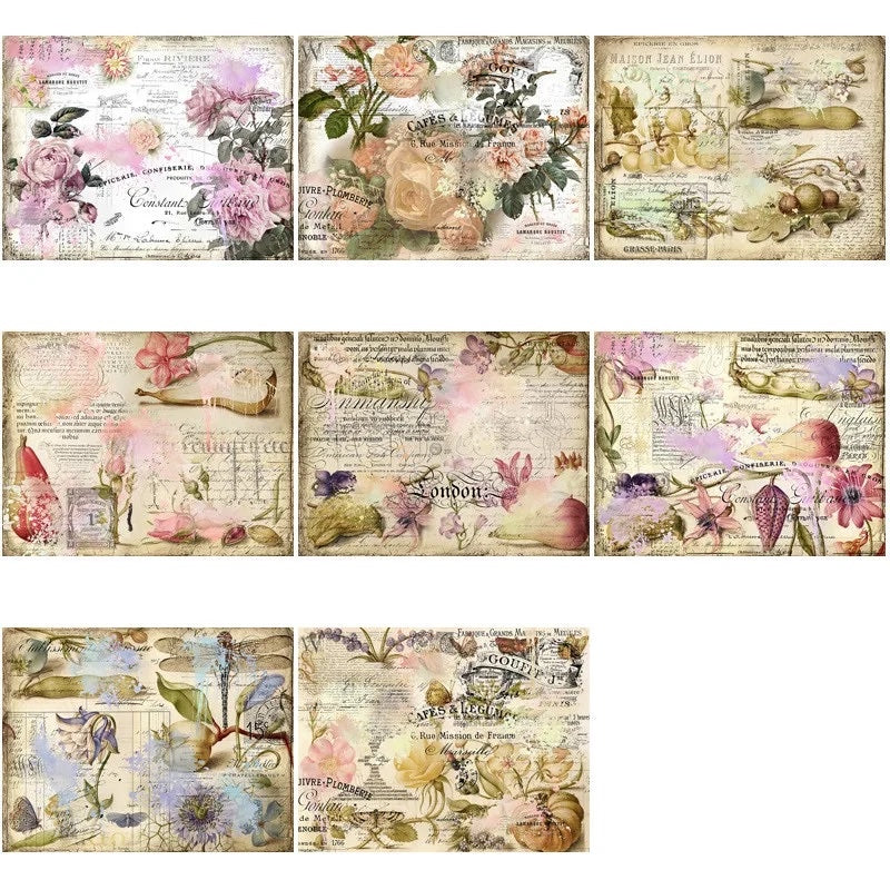 Papier Scrapbook Riz