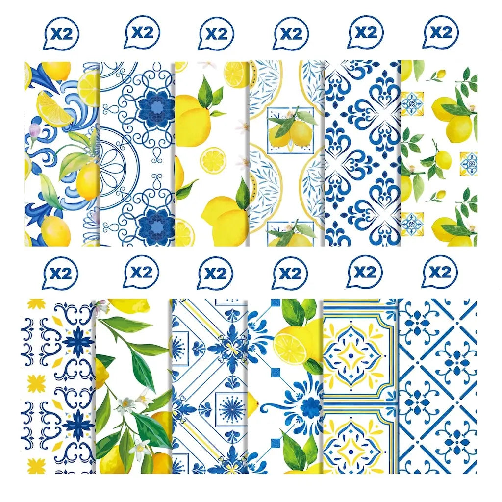 Feuille Scrapbooking Citron