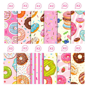 Feuille Scrapbooking Donuts