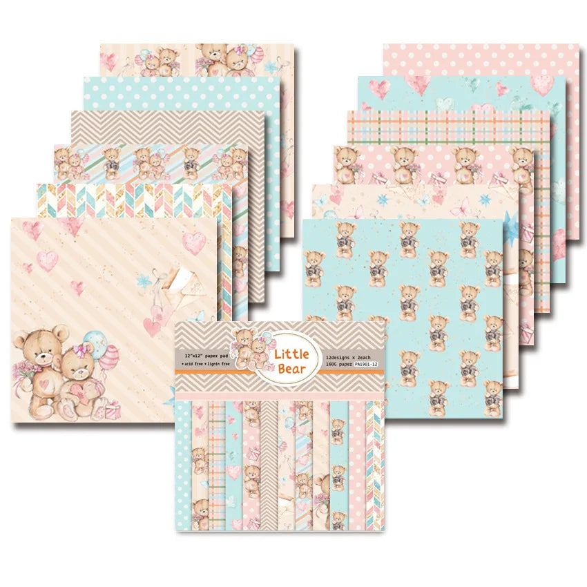 Papier Scrapbooking Ours