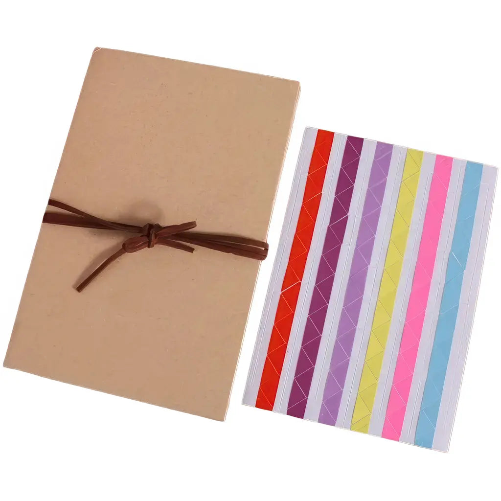 Album Accordéon Scrapbooking avec des Coins d'Angles pour Photos