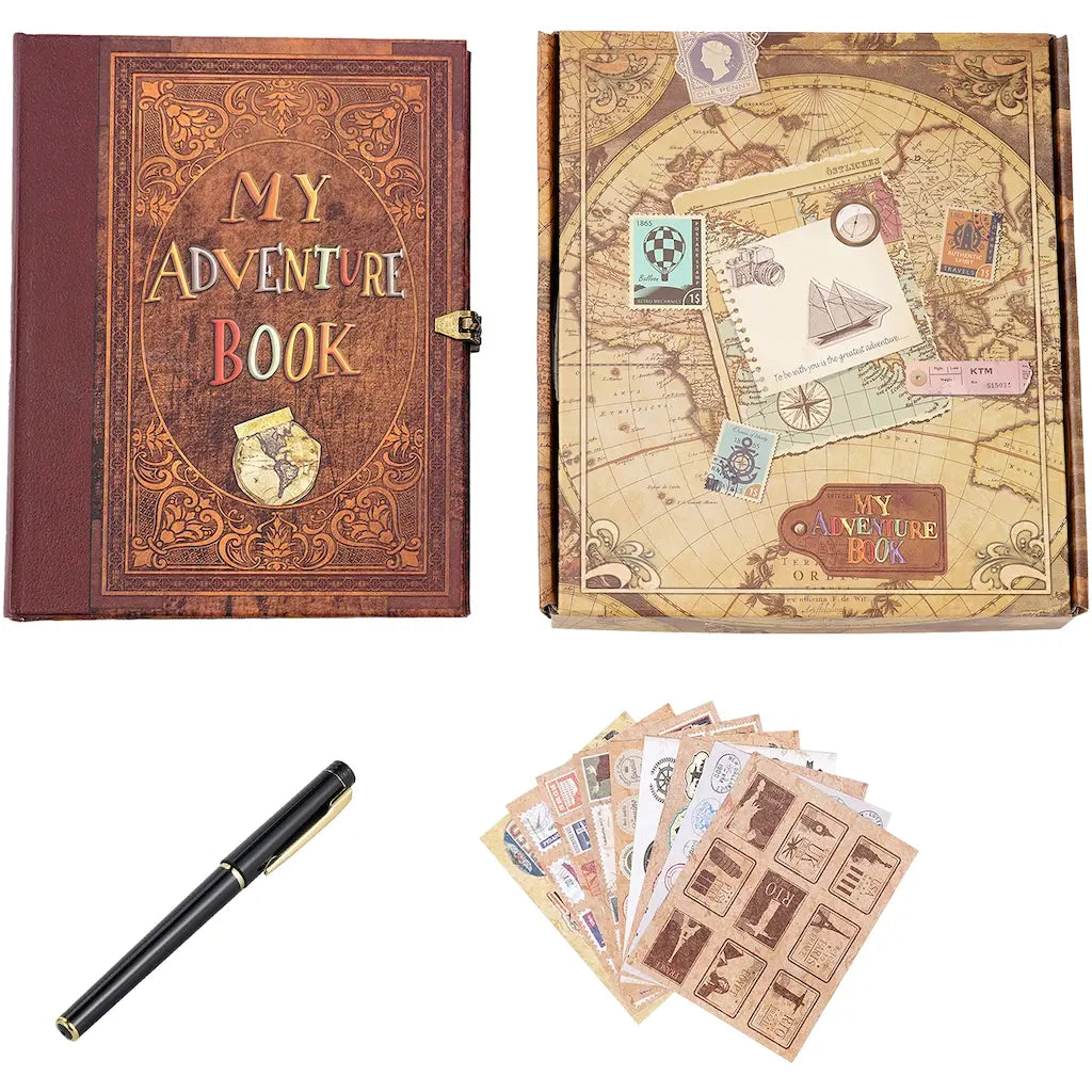 Album Photo Scrapbooking Vintage Aventure
