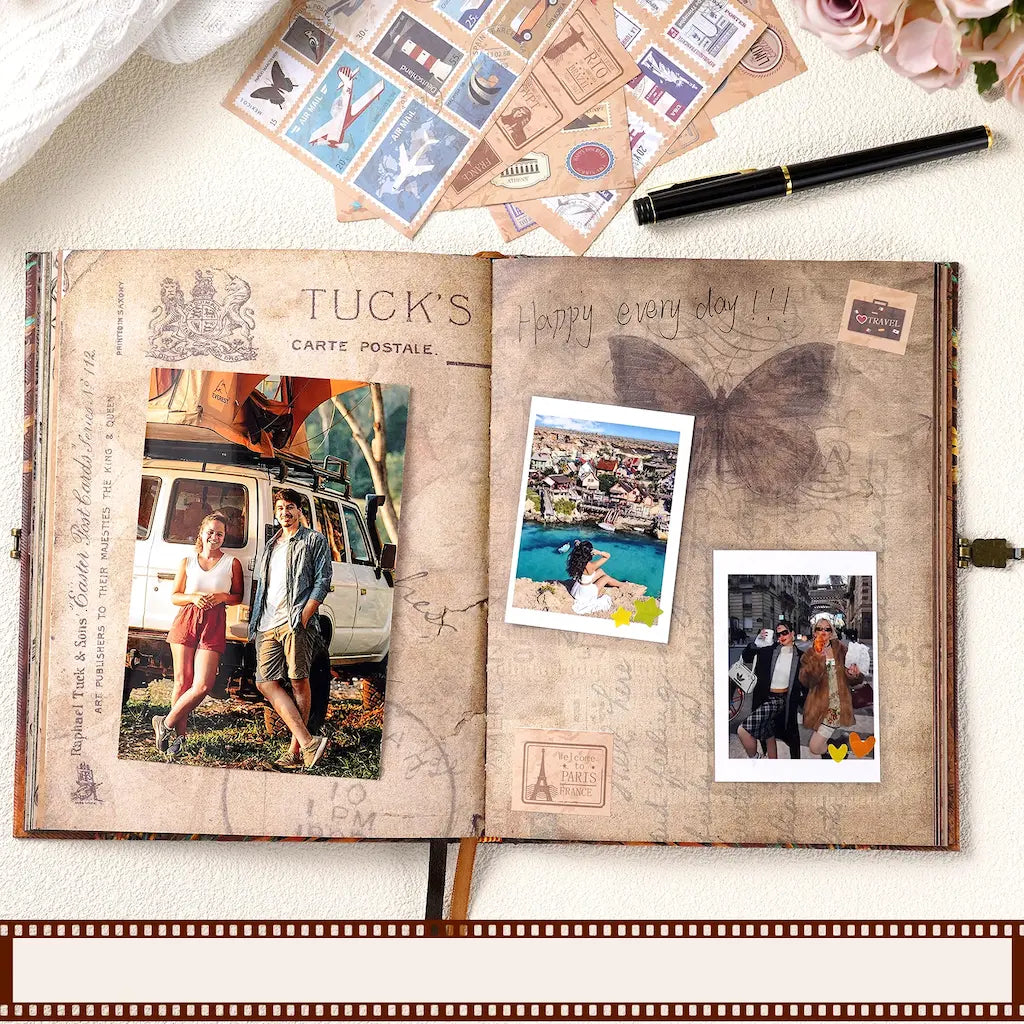 Album Photo Vintage Scrapbooking