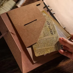 Album Scrapbooking Kraft pour des Souvenirs de Voyages