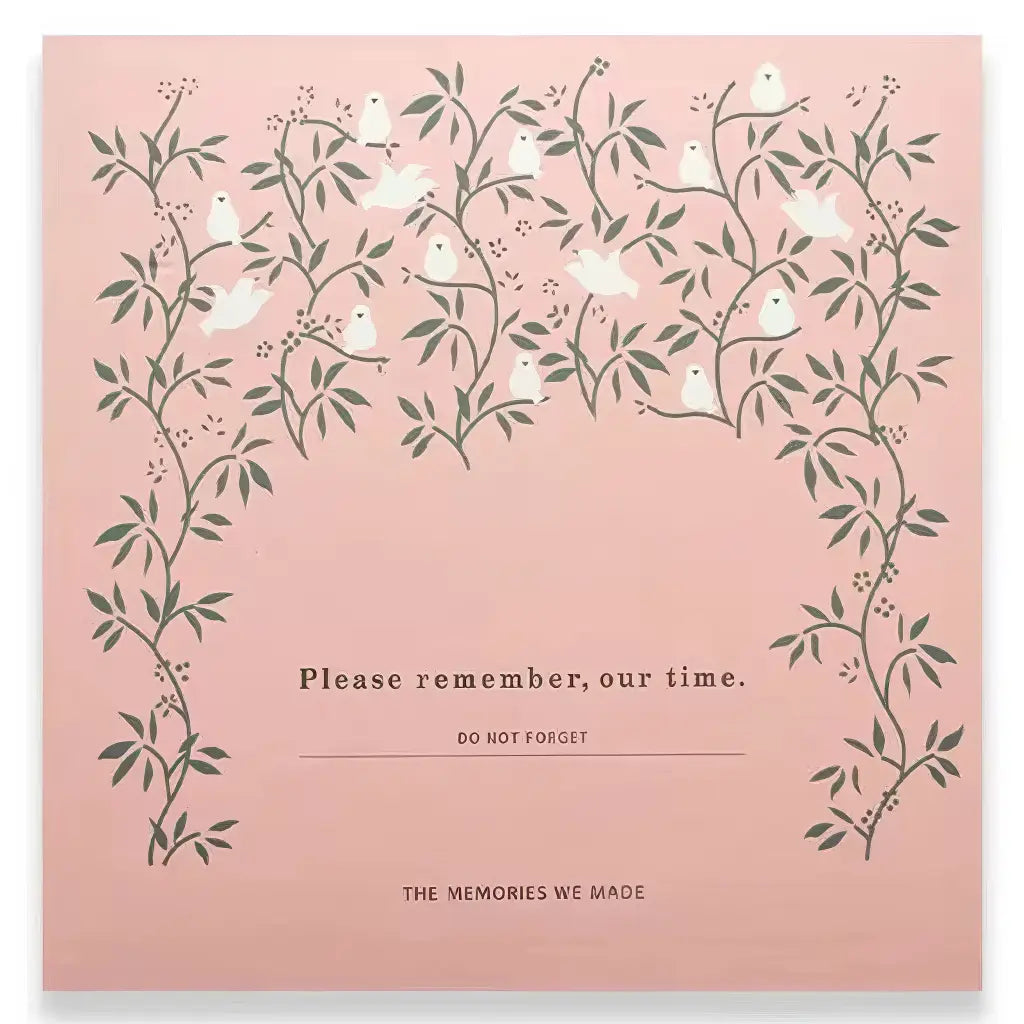 Album Scrapbooking Papier Rose Pâle
