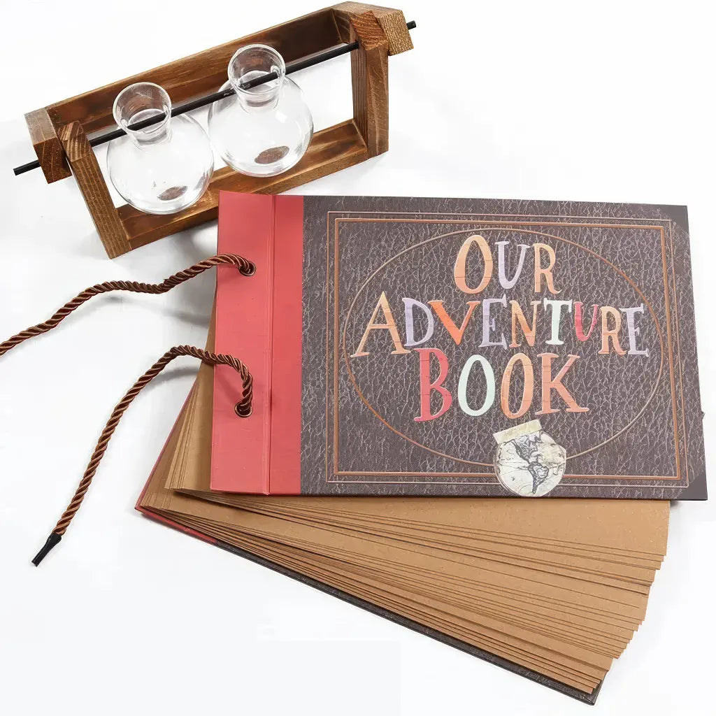 Album à Scrapbooking avec feuilles détachables en papier kraft