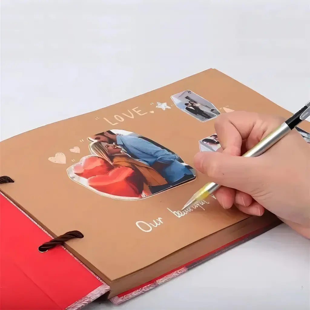 Album à Scrapbooking en papier kraft pour le DIY