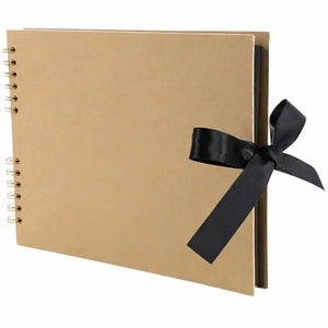 Album de Scrapbooking en Kraft avec un Nœud