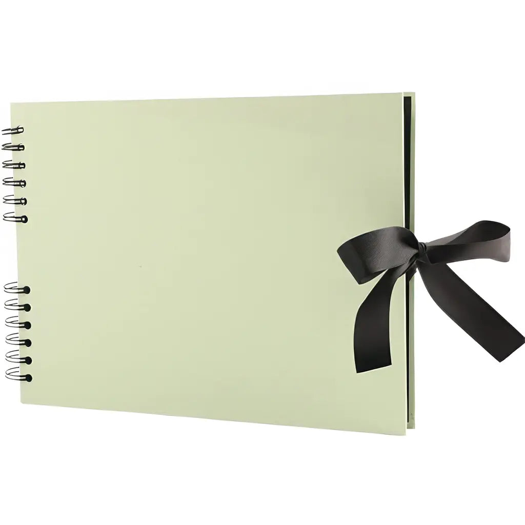 Album de Scrapbooking Vert avec un Nœud