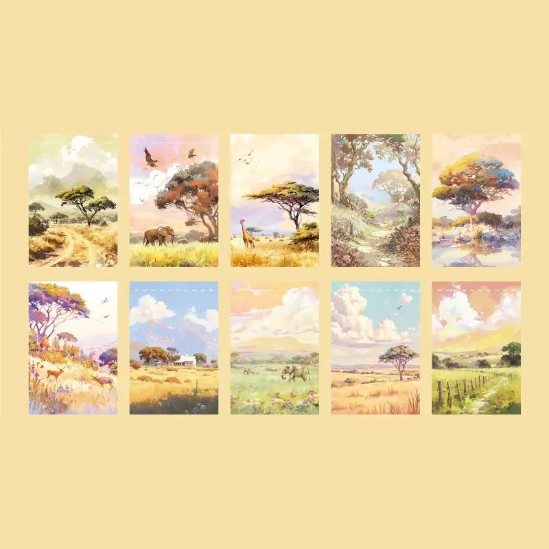 Papier Scrapbooking Thème Voyage Nature