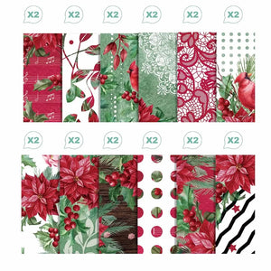 Bloc Papier Scrapbook Thème Hiver