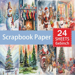 Bloc Papier Scrapbooking Thème Hiver