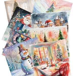Bloc de Papier Scrapbooking Thème Hiver