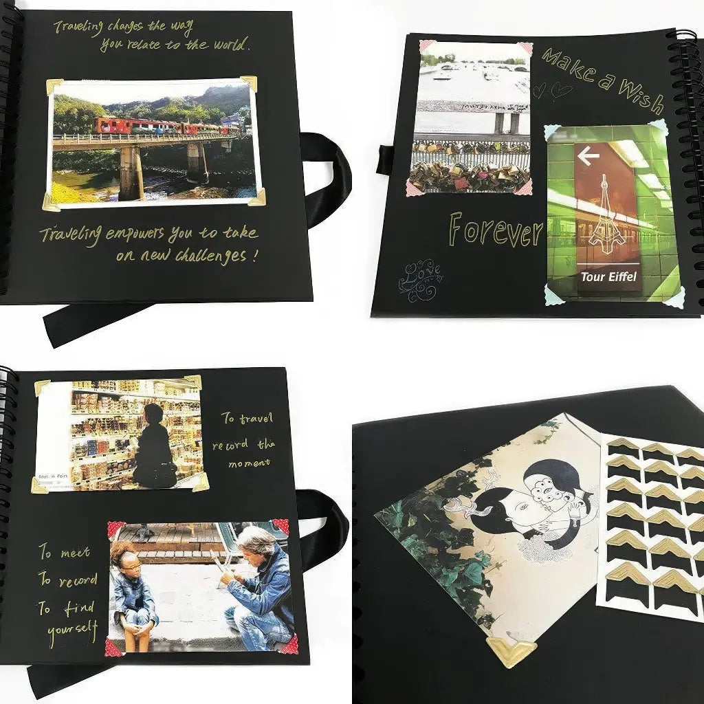 Créations DIY dans l'Album de Scrapbooking