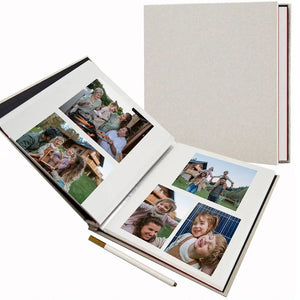 Créations DIY avec des photos dans un album de scrapbooking