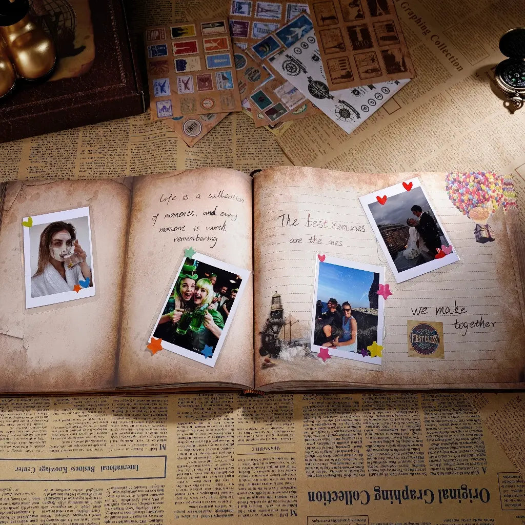Créations de Scrapbooking Album de Voyage