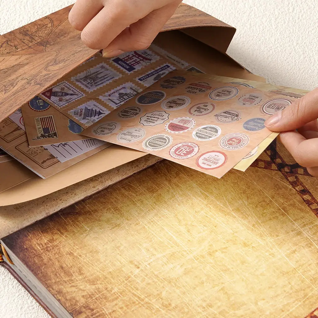 Détails des Cartes pour Album Vintage Photo Scrapbooking