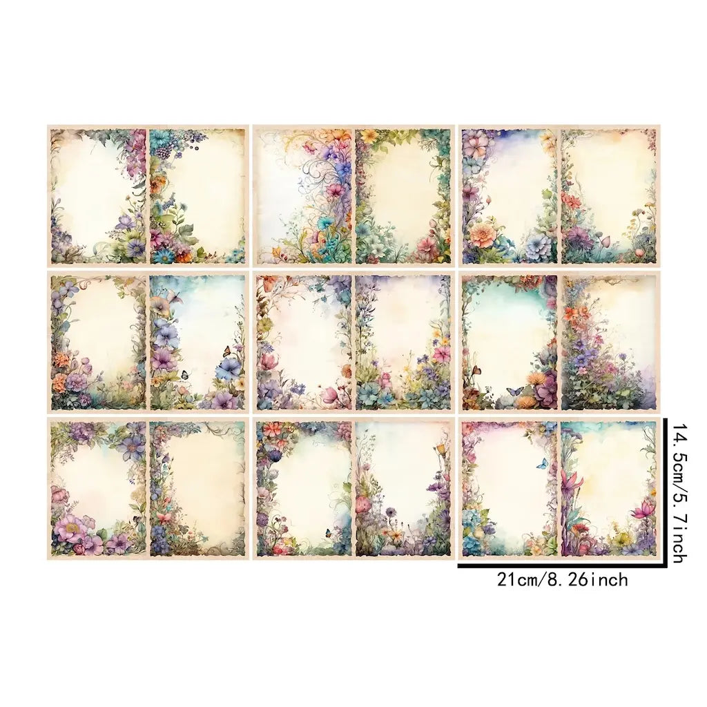 Feuille Motif Scrapbook