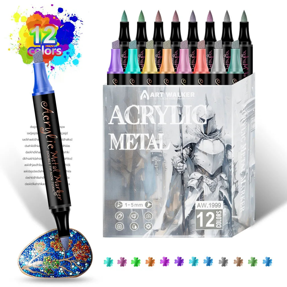 Feutre Acrylique Double Pointe