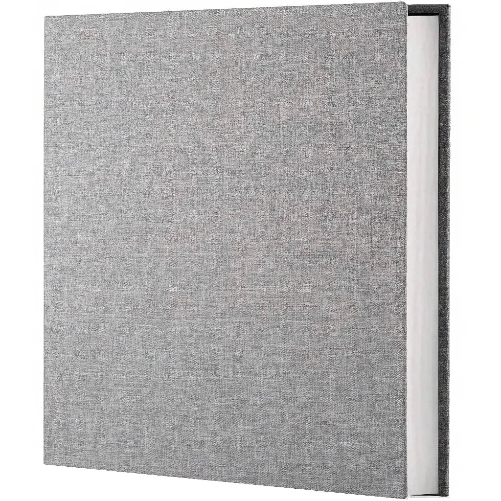 Grand Album Scrapbooking Photo gris pour les créations DIY et le collage des photos souvenirs