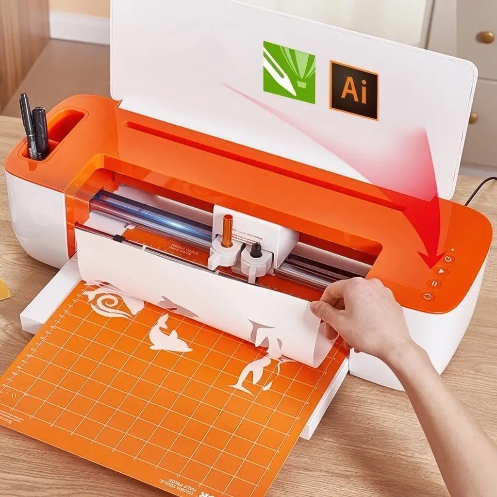 Machine de découpe scrapbooking et accessoires : tapis, lame, câble et clé USB