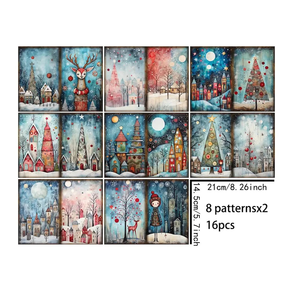 Papier Créatif à Esprit Hiver