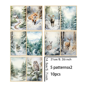 Papier Scrapbook Animaux