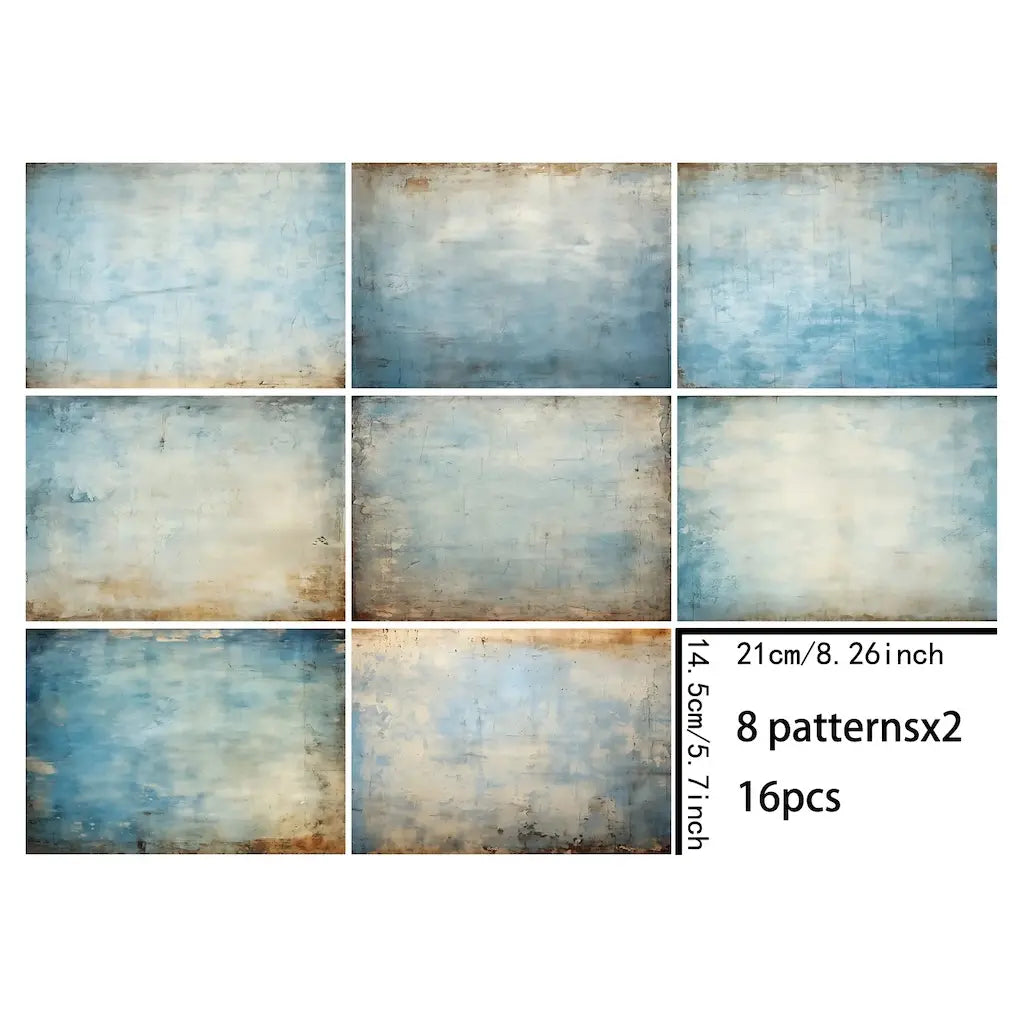 Papier Scrapbook Bleu