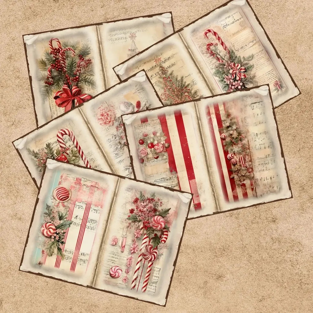 Papier Scrapbook Bonbon