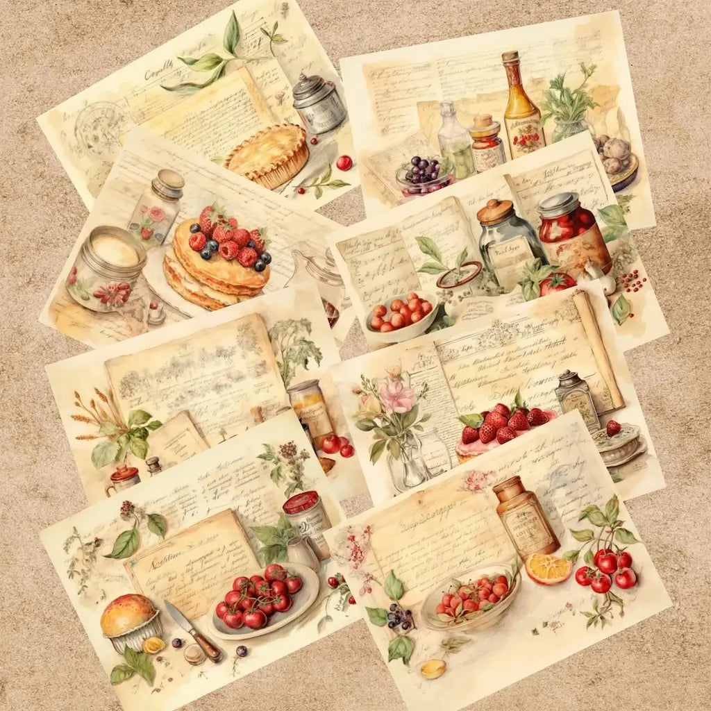 Papier Scrapbook Dessert