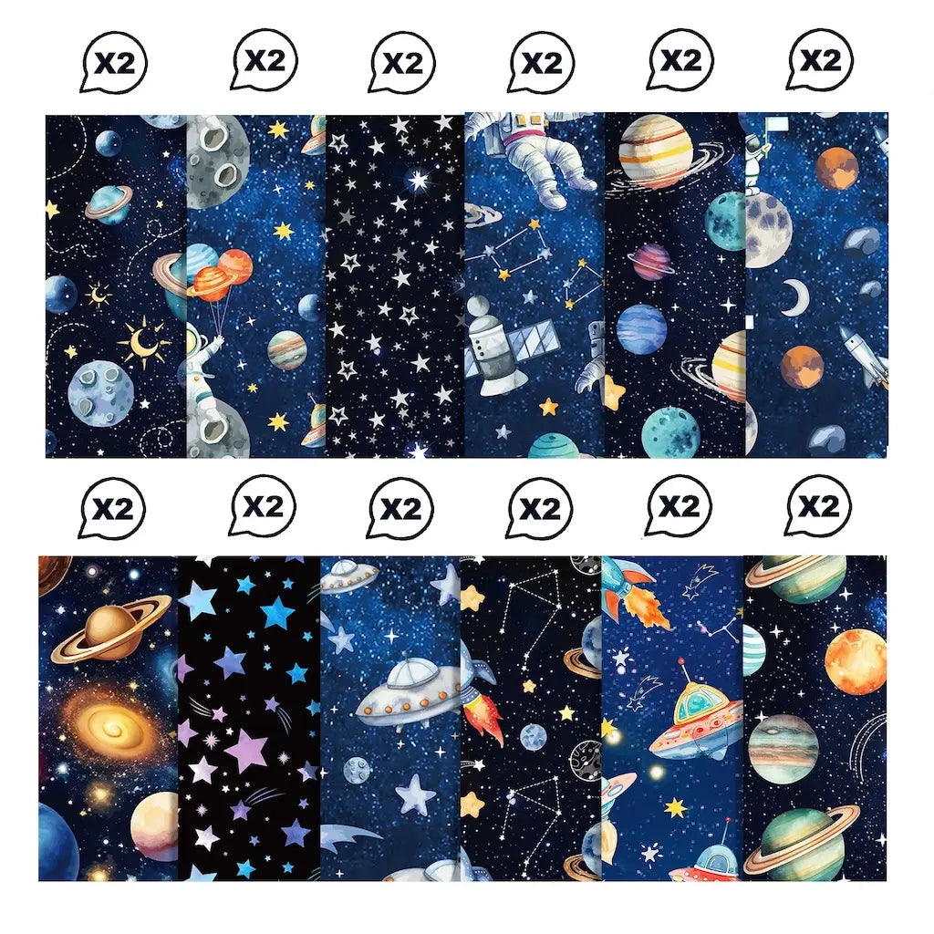 Papier Scrapbook Espace