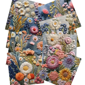Papier Scrapbook Fleuri