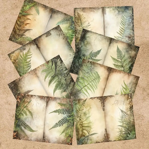 Papier Scrapbook Fougère