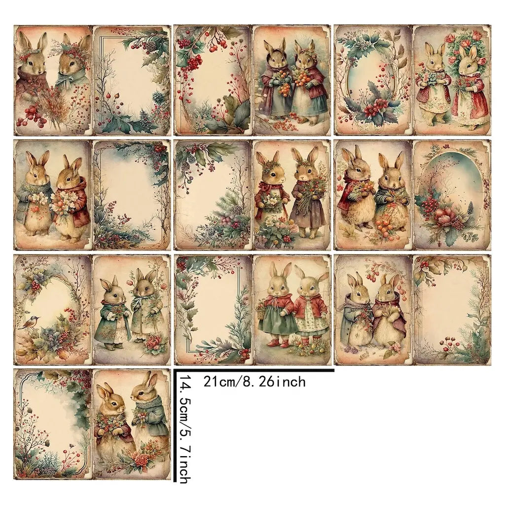 Papier Scrapbook Lapin