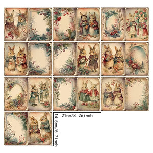Papier Scrapbook Lapin