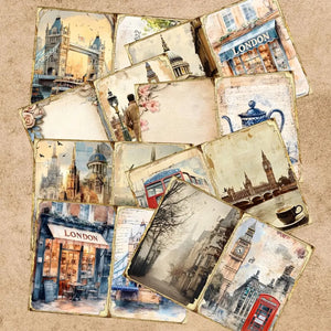 Papier Scrapbook Londres