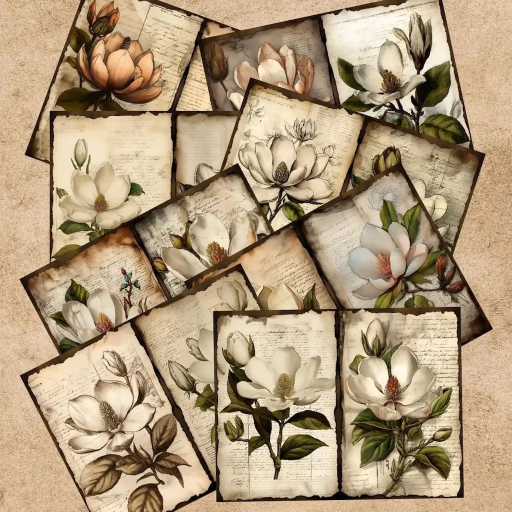 Papier Scrapbook Magnolia