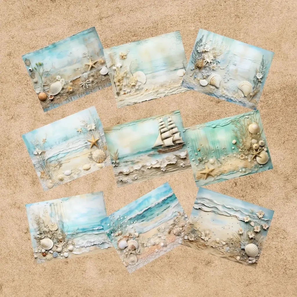 Papier Scrapbook Marin