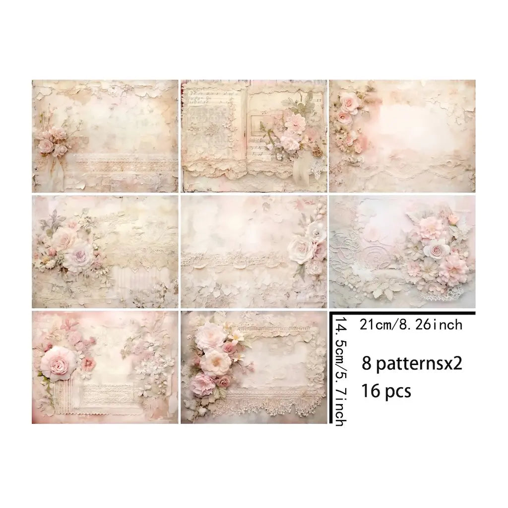 Papier Scrapbook Naissance Fille