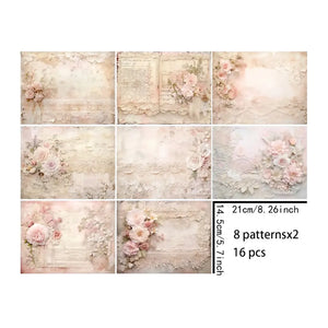 Papier Scrapbook Naissance Fille