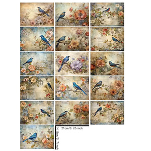 Papier Scrapbook Oiseau