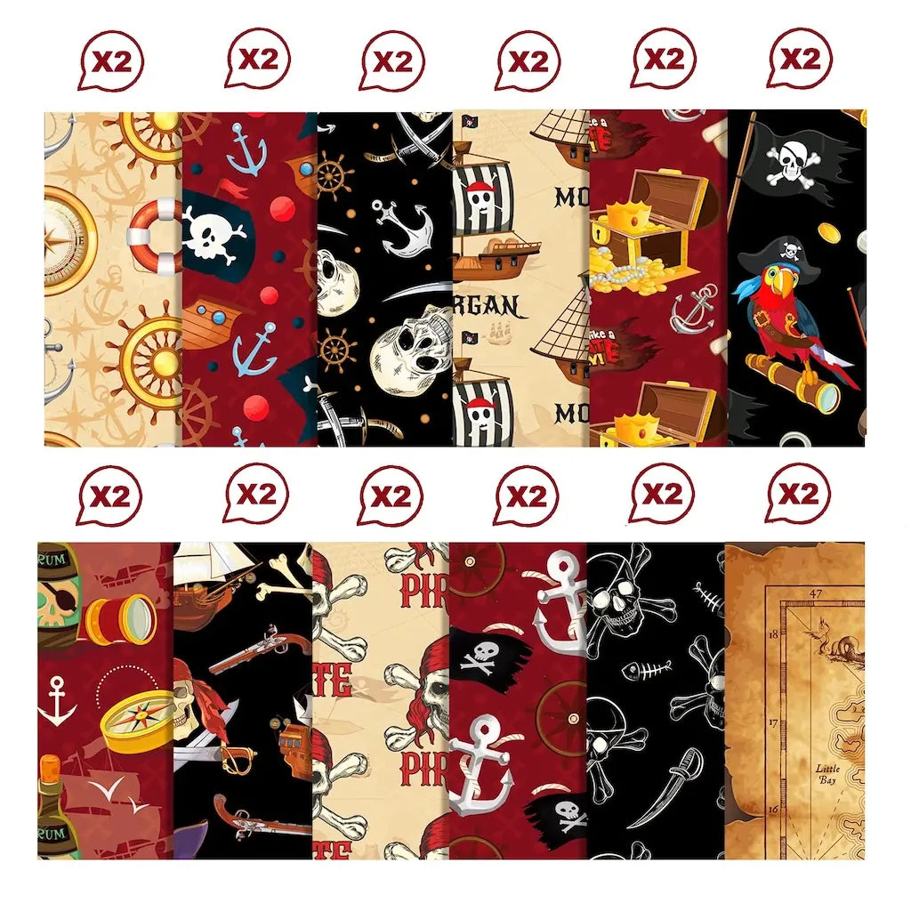 Papier Scrapbook Pirate