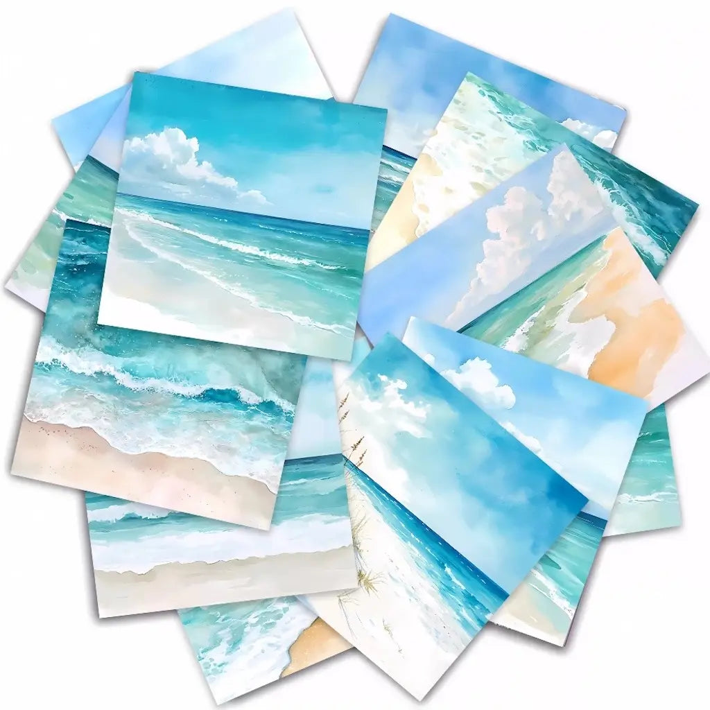 Papier Scrapbook Plage