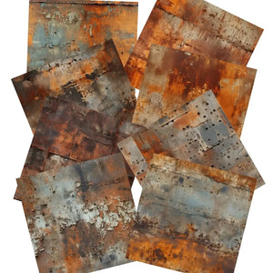 Papier Scrapbook Rouille