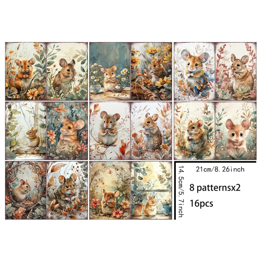 Papier Scrapbook Souris