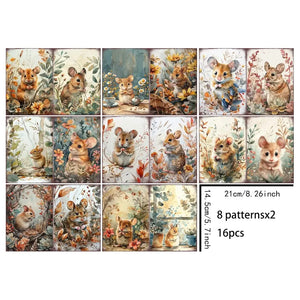 Papier Scrapbook Souris