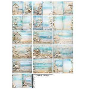 Papier Scrapbook de Mer