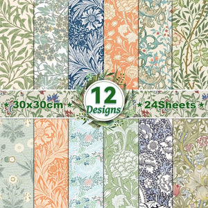 Papier Scrapbooking 30x30 Vintage